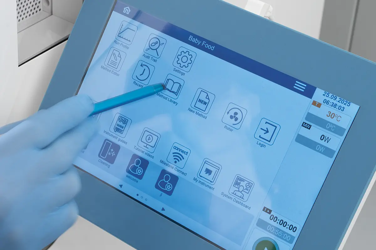 Intuitive software designed for everyday operation